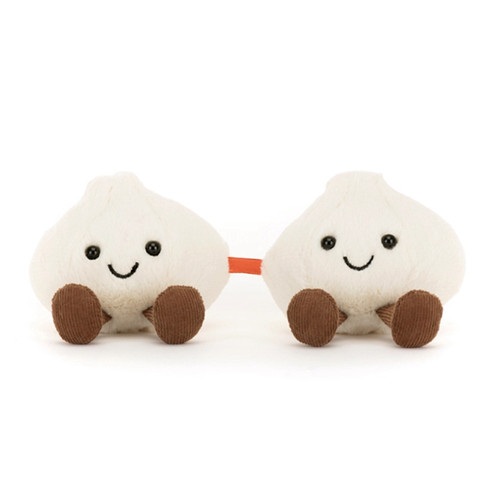 哟哟与鲜鲜小笼包毛绒玩偶圣诞款