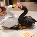 仿真天鹅玩偶毛绒玩具可爱公仔趣味玩偶呆萌鹅类布艺玩具生日礼物