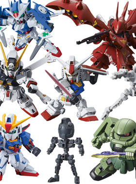 万代拼装模型 SDCS可装骨架BB战士 海盗高达 RX-78-2 夜莺 独角兽