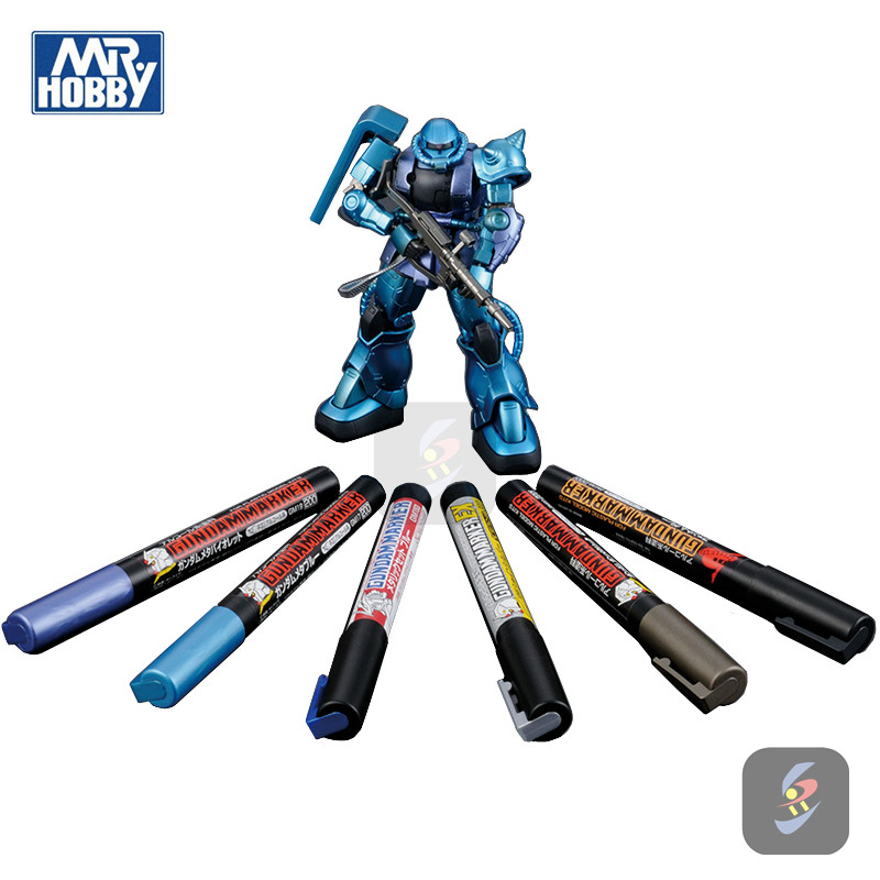 包邮 郡士马克笔 高达模型上色油性笔 君仕工具 gm勾线补漆笔套装