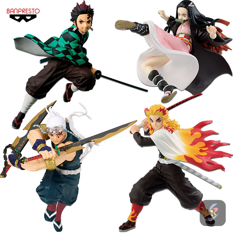 现货包邮 万代 眼镜厂 鬼灭之刃 灶门炭治郎 祢豆子 宇髓天元手办