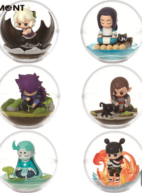 现货 Re-ment 罗小黑战记 盲盒 TERRARIUM微缩场景盒蛋摆件 哪吒