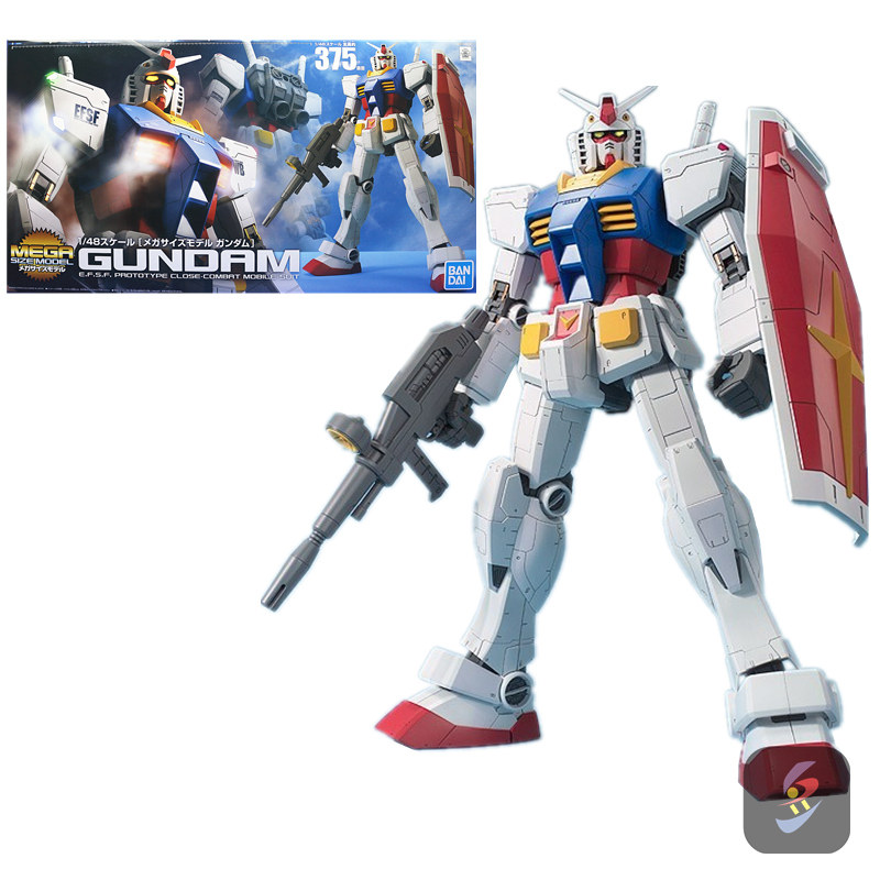 万代1/48拼装模型元祖高达摆件