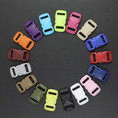 户外10mm伞绳手链扣塑料彩色插扣 小号手环插扣