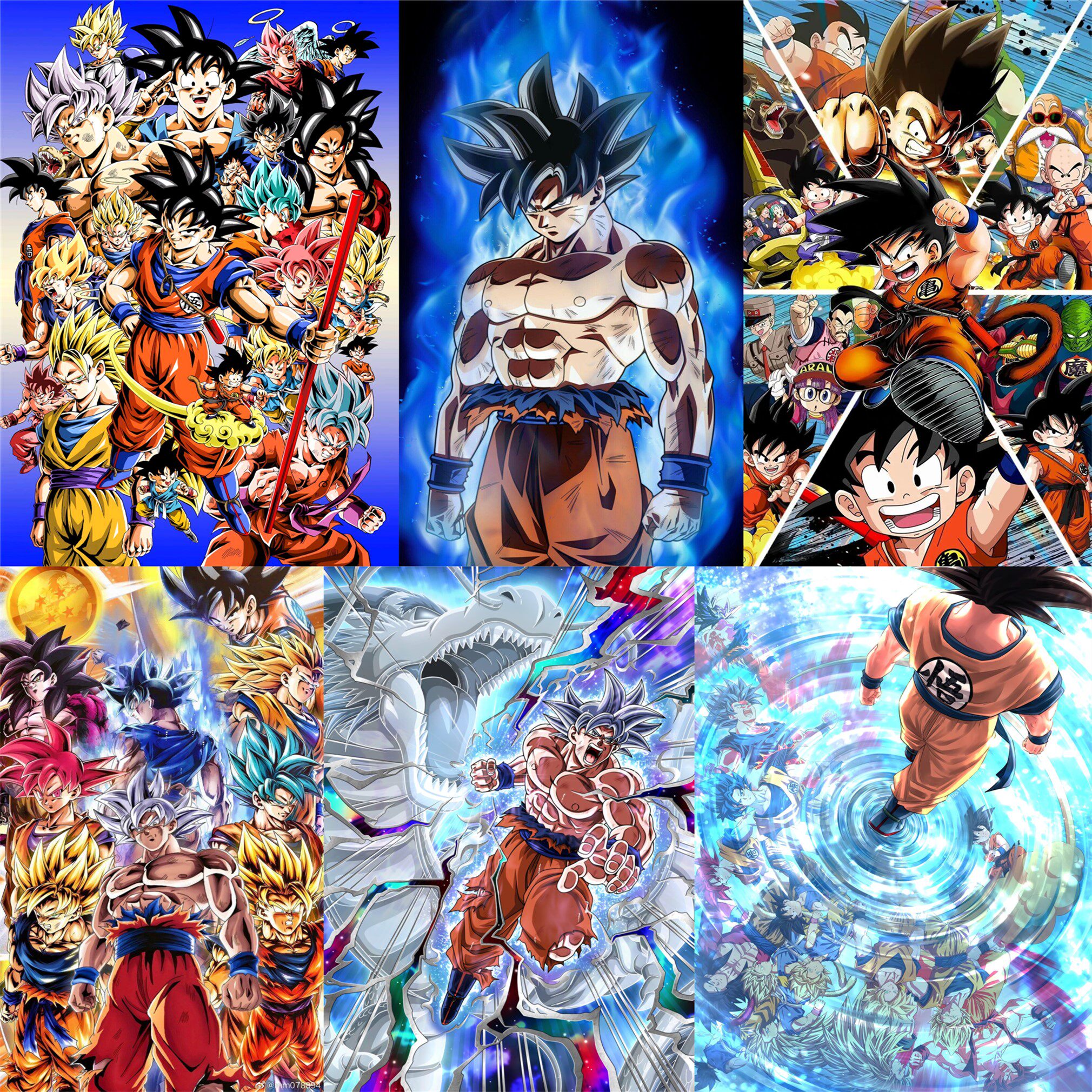 木质拼图1000片成人益智玩具动漫龙珠超七龙珠孙悟空卡卡罗特定制