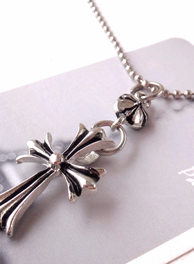 男女款毛衣链十字架吊坠