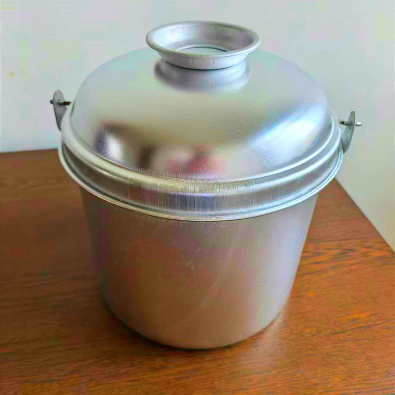 广西铝盒饭盛粥饭户外务工老款铝饭加厚铝饭盒食篮铝饭盒老式怀旧
