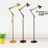 美式 台灯现代简约长臂客厅台灯工作落地灯 麻将钓鱼灯书房学习立式