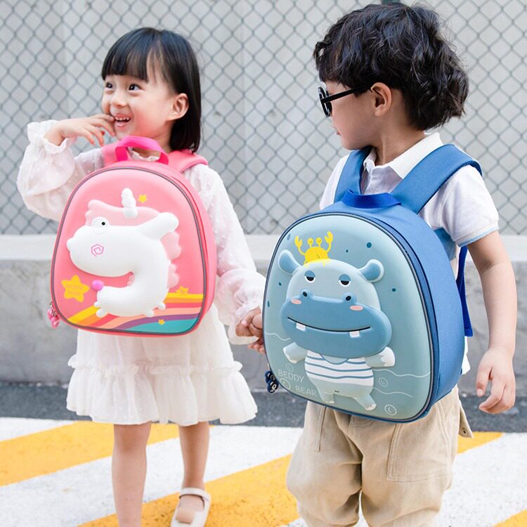 杯具熊儿童书包幼儿园宝宝男孩女童防走失背包链条一件