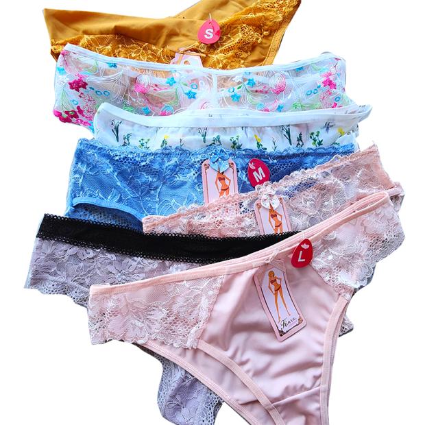 外贸杂款多色女低档棉质蕾丝网纱