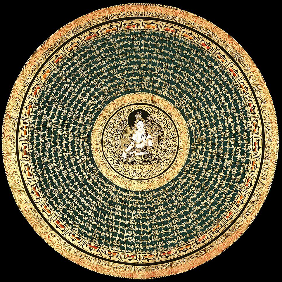 佛绘共修佛像描金DIY自己画唐卡