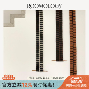非洲马里手绘泥染布条墙面装饰挂画书房禅意装饰画好东西电影同款