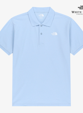 26夏韩国直邮TheNorthFace北面男女休闲纯色POLO短袖T恤NT7PS01