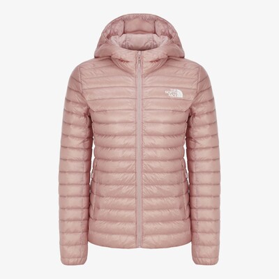 北面轻便保暖女羽绒服排骨连帽