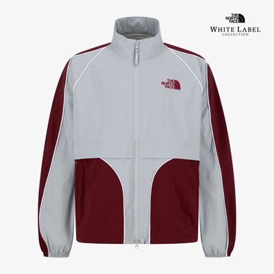 北面男女户外立领拼色夹克外套