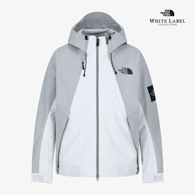 北面男女户外3L防水连帽冲锋衣