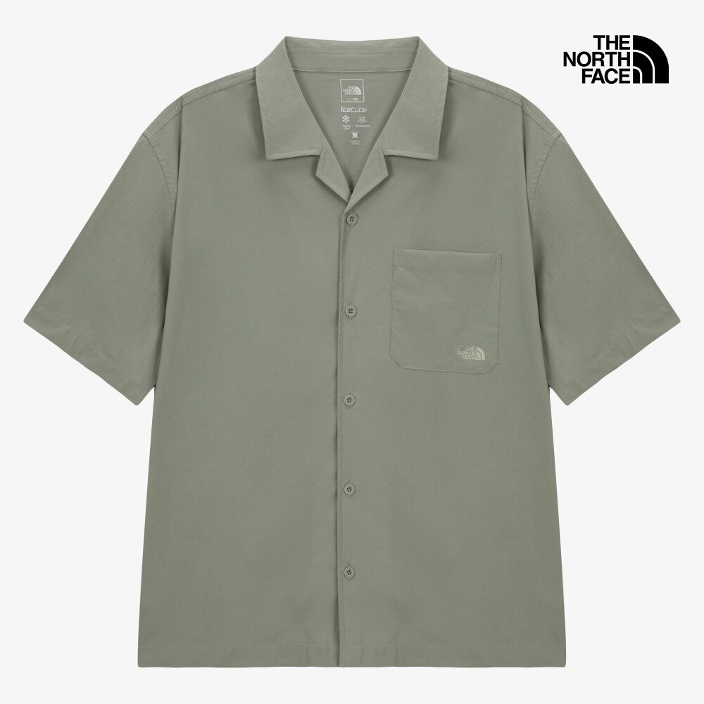 26韩国直邮TheNorthFace北面男户外休闲轻薄简约短袖衬衫NH8SS20