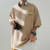 春夏潮流大码美式麂皮绒印花半袖短袖T恤T3382P22【特价】，男装T恤，电商A007