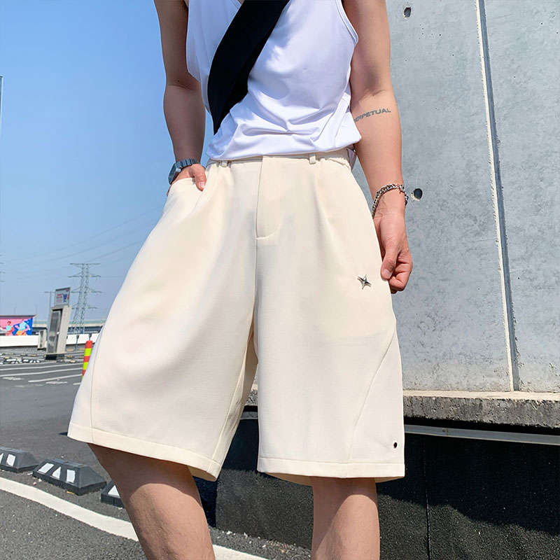 西裤短裤男韩版潮垂感帅气百搭夏季ins五分裤DK8595-P31【特价】，男装西裤，电商A007