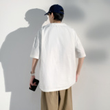 夏季短袖T恤潮流棉麻宽松半袖圆领体恤衫T3373P22【特价】，男装T恤，电商A007