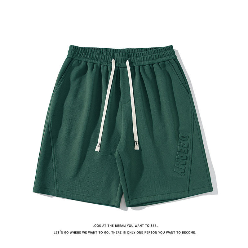 学生休闲钢印短裤男夏季五分大码沙滩裤港风K8476-P25【特价】,男装牛仔裤,电商A007