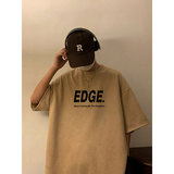 夏季大码休闲潮流美式麂皮绒字母印花短袖T恤T3409-P23【特价】，男装T恤，电商A007