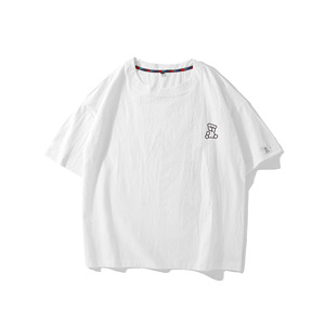夏季短袖T恤潮流棉麻宽松半袖圆领体恤衫 T3375-P22【特价】图片