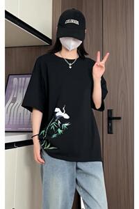 风新中式重磅240克双纱精梳棉半袖短袖T恤T3517-P25【特价】A图片