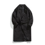 韩系风衣外套男士秋冬韩版潮流中长款过膝大衣F7300-P105【特价】，男装风衣，电商A007