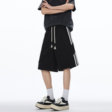 美式条纹运动短裤男夏季宽松直筒休闲五分裤DK8588-P31【特价】，男装牛仔裤，电商A007