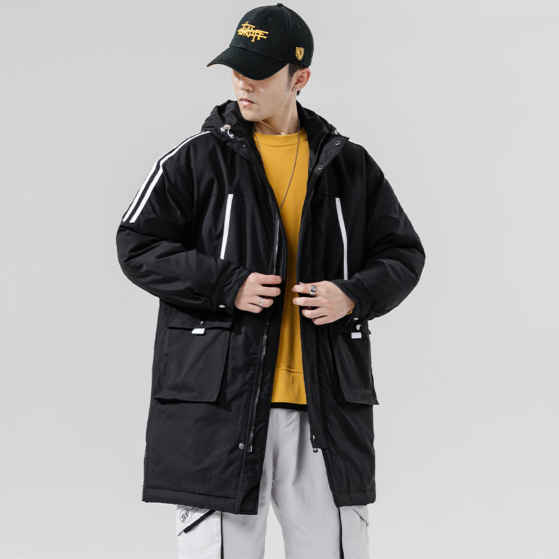 Japanese shadowless wall original winter warm big size fashionable men's cotton padded clothes