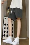 学生休闲钢印短裤男夏季五分大码沙滩裤港风K8476-P25【特价】A，男装牛仔裤，电商A007