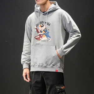 W628日系马切达春季男大码印花卫衣特P55【控88】图案已注册图片