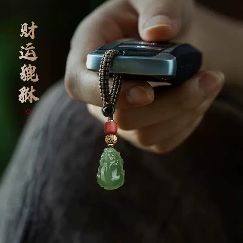 貔貅手机链挂件本命年守财好运钥匙扣男女款精美创意包包手机挂件