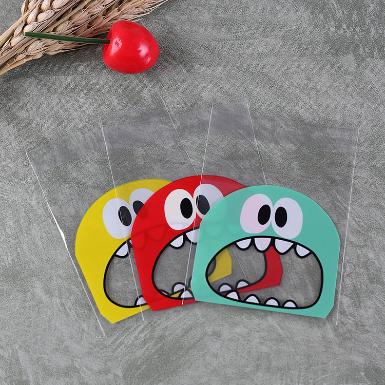 包邮试用装小包装袋 饼干曲奇袋 蛋黄酥蔓越莓包装大嘴怪包装袋