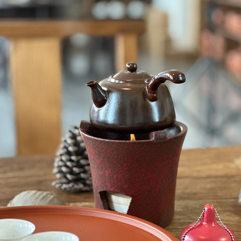 山楂釉煮茶炭火炉家用酒精炉煮茶器围炉煮茶的炉潮汕功夫茶火碳炉