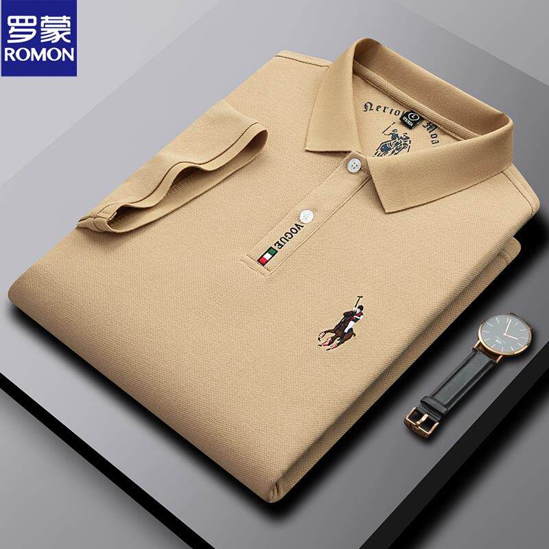 国际大牌短袖t恤男纯棉夏季保罗polo衫男士翻领半袖中年体恤