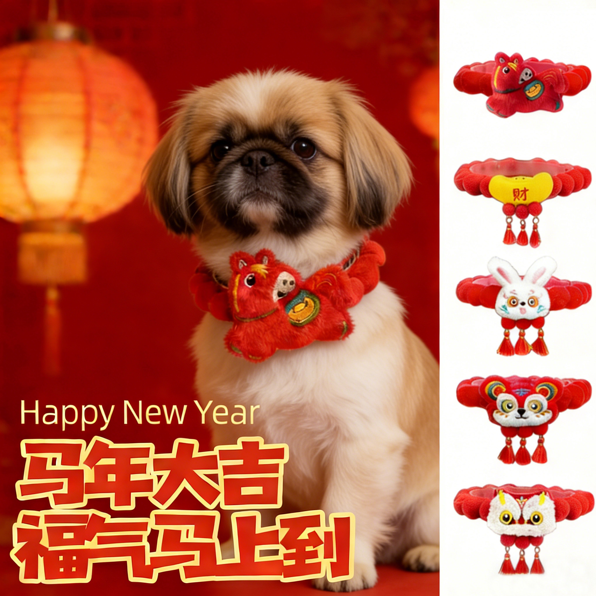 京巴专用狗狗新年围脖围巾小型犬配饰围兜红色宠物过年马年装饰春,宠物/宠物食品及用品,围巾/口水巾,淘宝优惠券,粉丝福利购,淘宝优惠卷