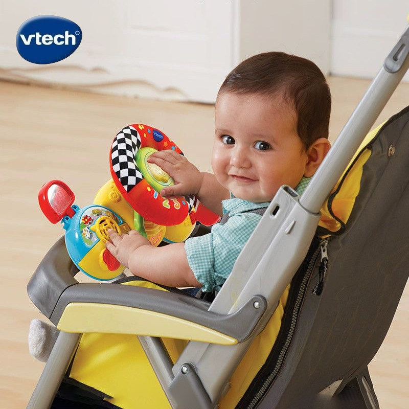 VTech伟易达儿童婴儿车方向盘仿真早教模拟副驾驶宝宝益智玩具1岁