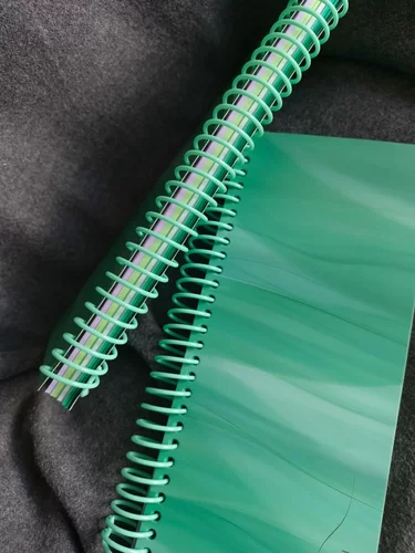 原创独家发货A4HALF彩色内页线圈本只此青绿4色108张105*250mm