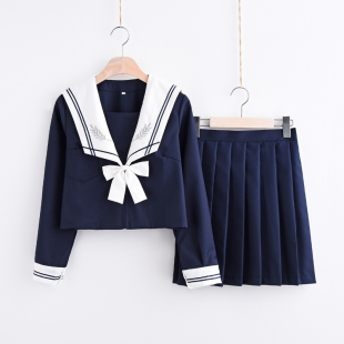 日系正统jk制服女套装学生装软妹可爱百褶裙校服班服水手服学院风