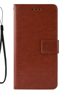 适用京瓷Kyocera Basio Active3手机壳Kyocera Digno SX4/BX3插卡挂绳翻盖疯马纹Kyocera KY-41C/mamorino6