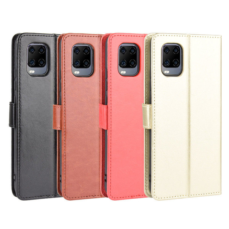 适用中兴axon11手机皮套翻盖保护壳zte axon 11 5g插卡疯马纹外壳