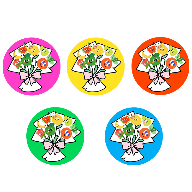 五月天演唱会创意彩色花束冰箱贴明星应援礼品水晶玻璃软磁冰箱贴