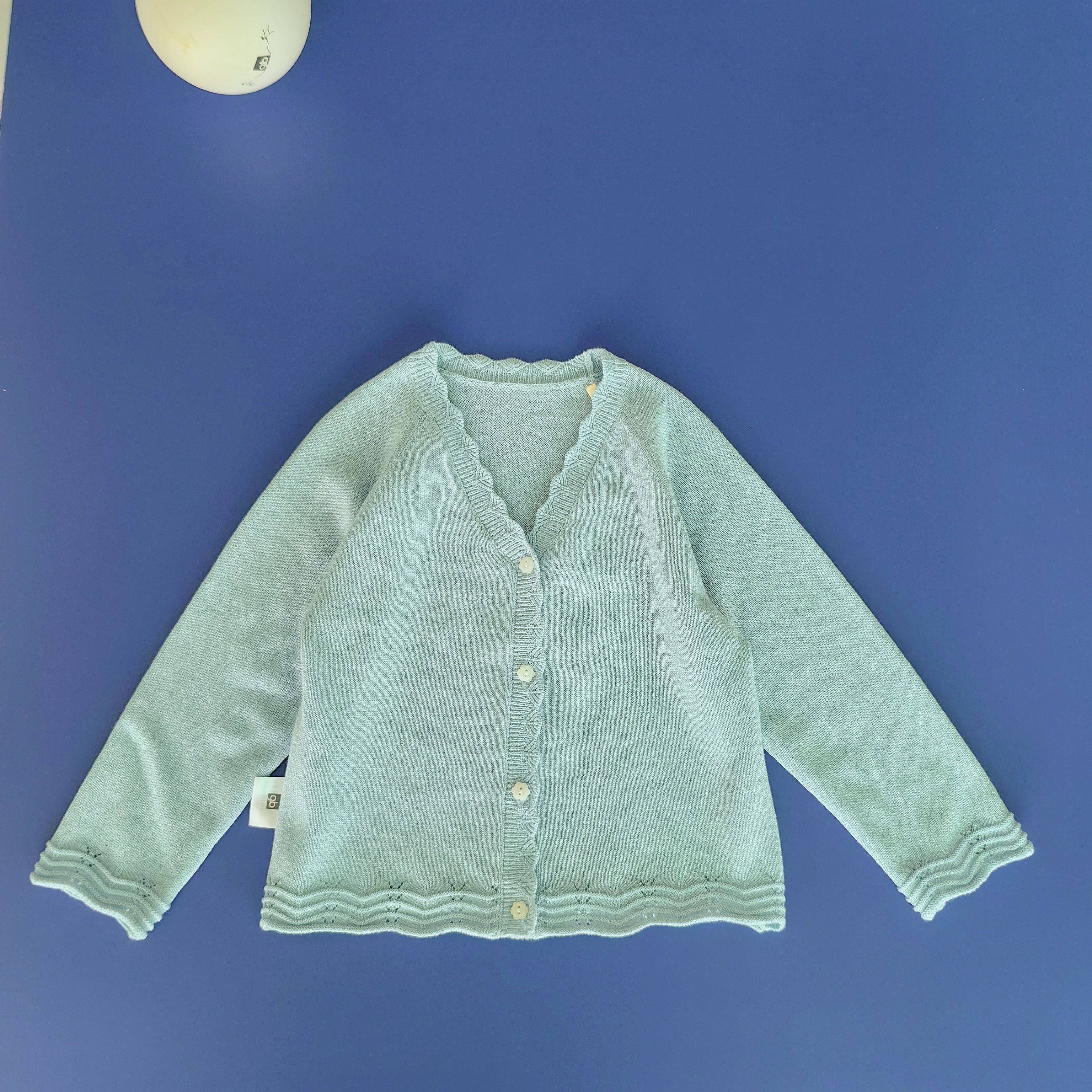gb好孩子童装专柜正品新品女开襟线衫毛衣针织衫145211KB1206