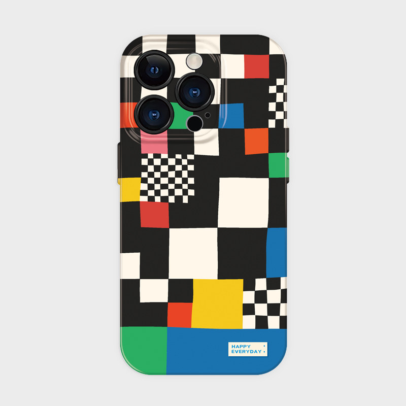 马赛克~适用iPhone16苹果17promax手机壳新款保护外