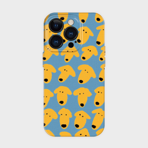 小黄狗~适用iphone16苹果15promax新款手机壳14plus高级感韩系ins超火11一加12小众设计师款p60华为pura70pro