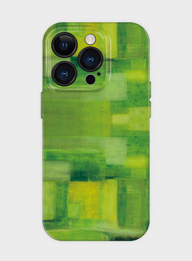 稻田花香~适用iPhone16promax手机保护外壳苹果小米15ultra绿色小清新nova14艺术感设计13小众ins华为pura70+