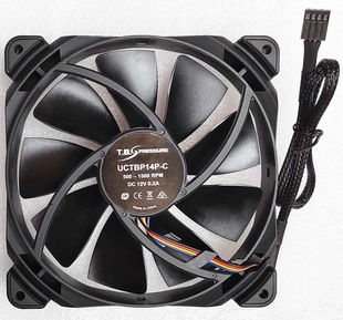 12V 全新安耐美14025 4线PWM调速静音UCTBP14P 0.20A 14CM风扇