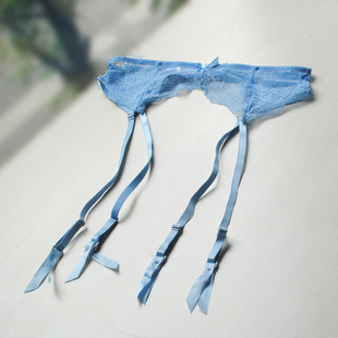 蕾丝丝袜吊带袜欧美原单性感超薄腰封情趣金属扣夹可拆卸